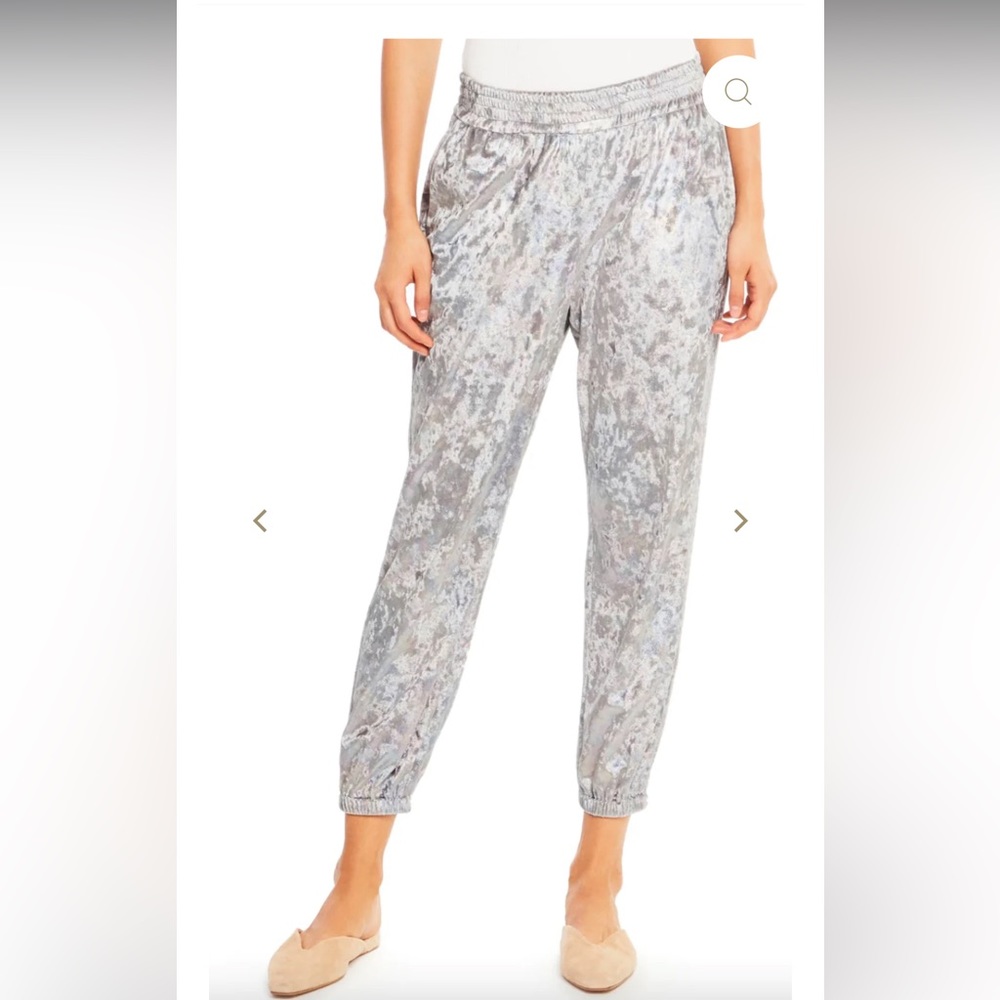 NWT Amanda Uprichard Beacon Pant Joggers in Silver